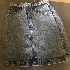 Vintage denim skirt